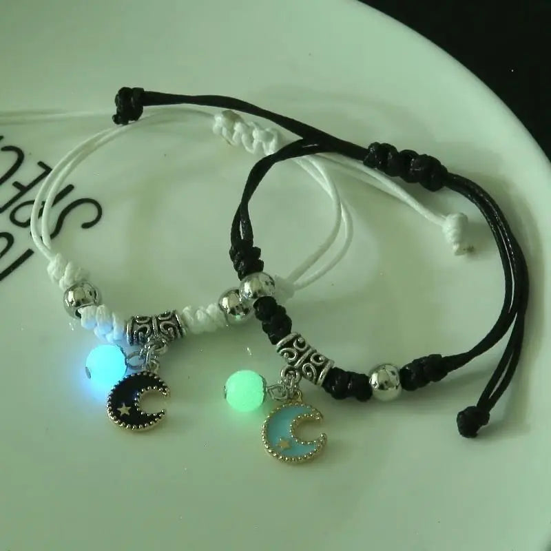 Pulseira 2PÇS Luminoso Brilha No Escuro